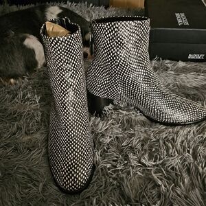 Rag & Bone Monochrome Ankle Boots 38
